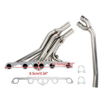 Nissan 1977-1983 280Z 280ZX L28E Datsun 70-1122 Stainless Exhaust Header Manifold - 0