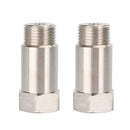2PCS M18x15 45mm CEL O2 Sensor Adapter Check Engine Light Eliminator Pipe Extension Extender Generic-9