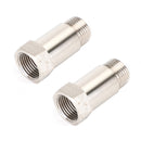 2PCS CEL O2 Sensor Adapter M18x15 45mm Check Engine Light Eliminator Pipe Extension Extender Generic-9