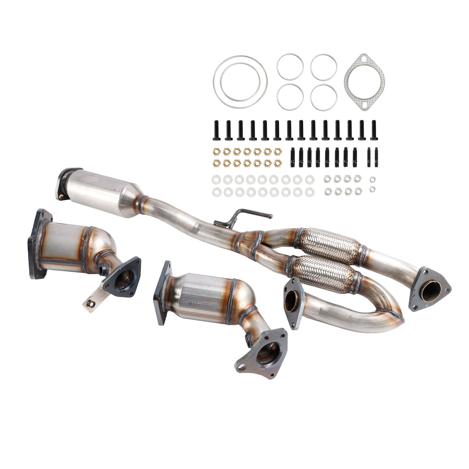 Nissan 2009-2014 Maxima 3.5L All Three Catalytic Converter Flex Y-Pipe