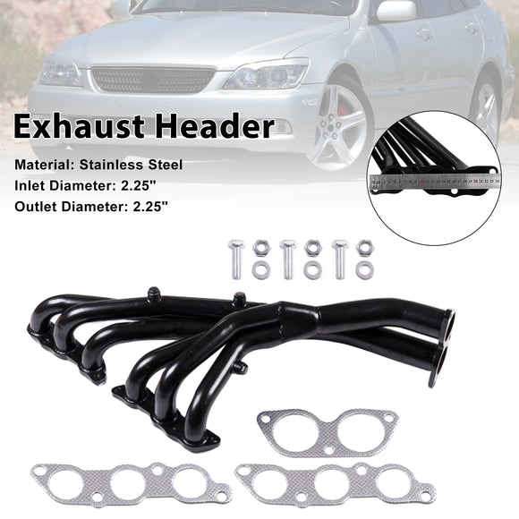 Lexus 2001-2005 IS300 3.0L Black Stainless Steel Exhaust Manifold Header