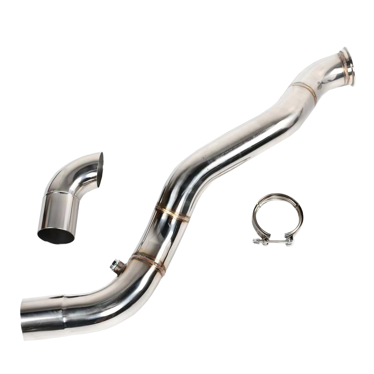 Chevrolet 1999-2013 T4 turbo kit 4.8 5.3 6.0 6.2 vortec LS 3" v-band Exhaust Pipe - 0