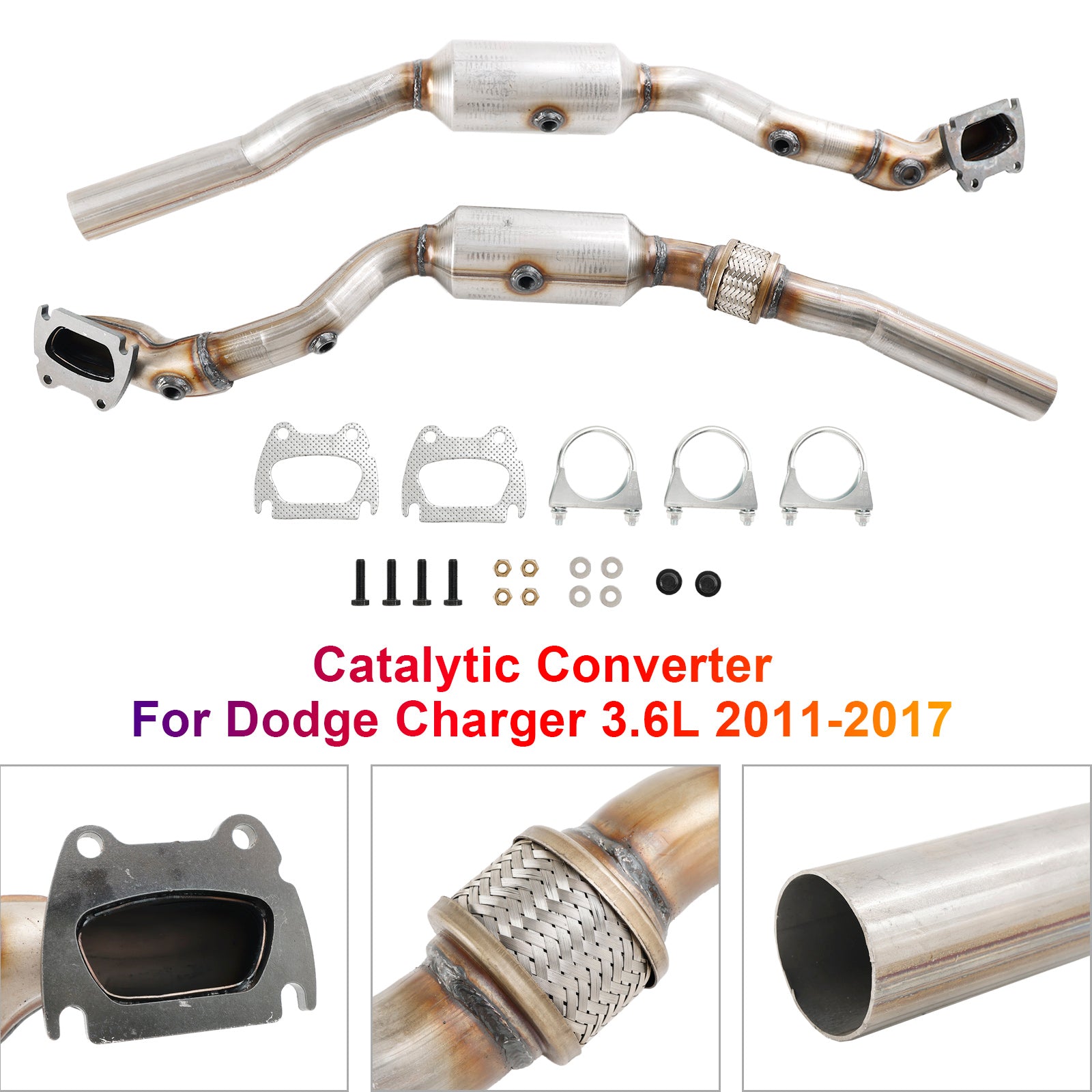 Dodge 2011-2017 Charger 3.6L Left & Right Catalytic Converter