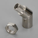 135 Degree M18 X 1.5 Catalytic Converter CEL Oxygen Sensor Extender Adapter Spacer Generic-5