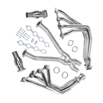 Collecteurs d'échappement et tube en X en acier inoxydable pour Chevrolet Corvette C5 LS1 LS6 (1997-2004)