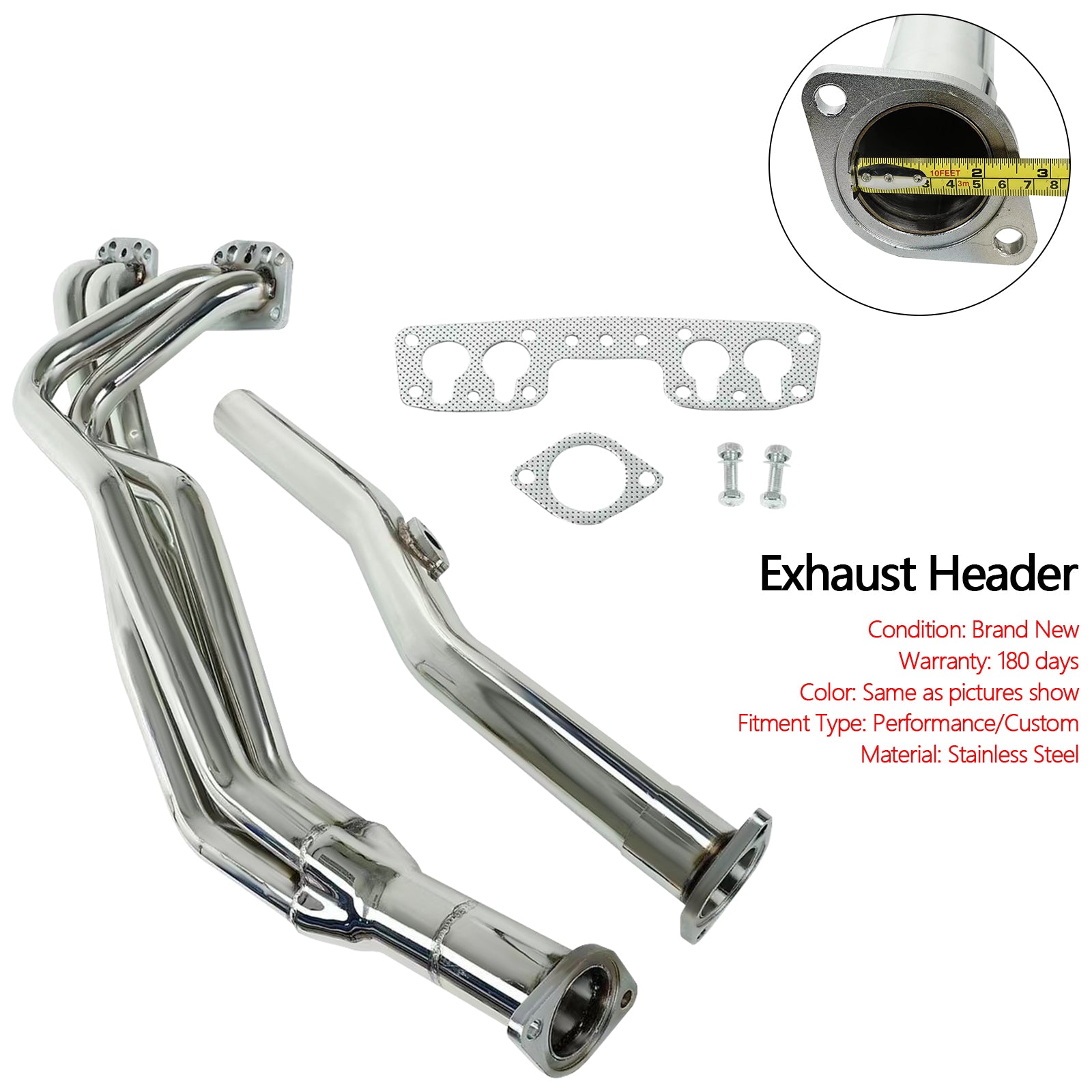 Toyota 1975-1983 Hilux 2WD REQUIRES MODIFICATION Exhaust Manifold Header