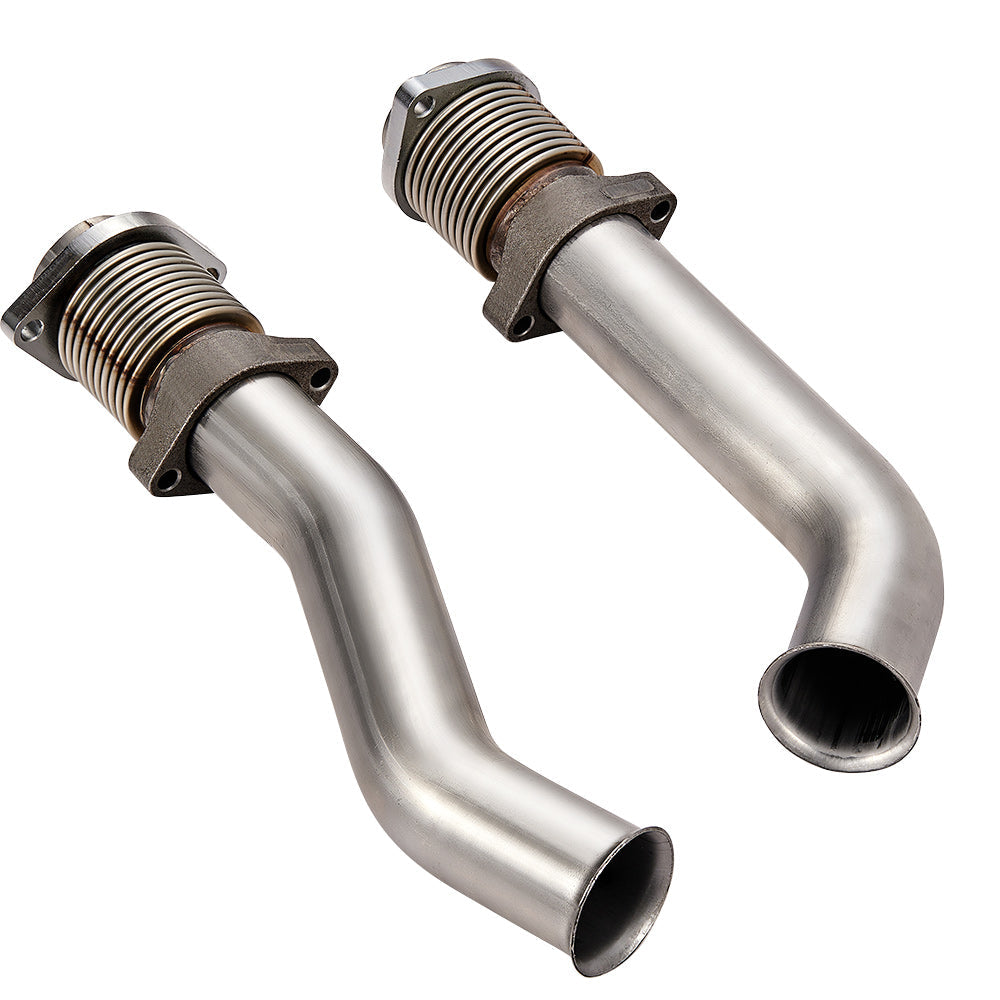 Ford 1999.5-2003 7.3L Powerstroke Diesel Exhaust Bellowed Up-Pipe Kit & EBPV