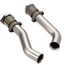 Ford 1999.5-2003 7.3L Powerstroke Diesel Exhaust Bellowed Up-Pipe Kit & EBPV-3