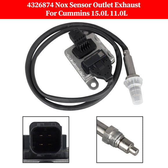 Cummins 15.0L 11.0L 4326874 Nitrogen Oxygen Nox Sensor Outlet Exhaust