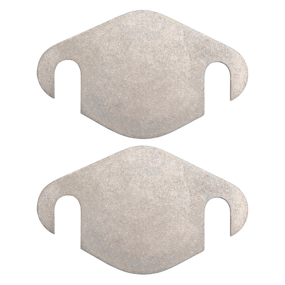 2 × EGR Valve Blank Plate for VW CR Engines With 1.6 1.2 2.0 Litre Capacities