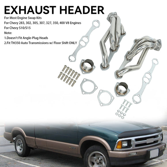 Collecteurs d'échappement pour petits blocs moteurs Chevrolet Blazer S10 S15 V8 GMC