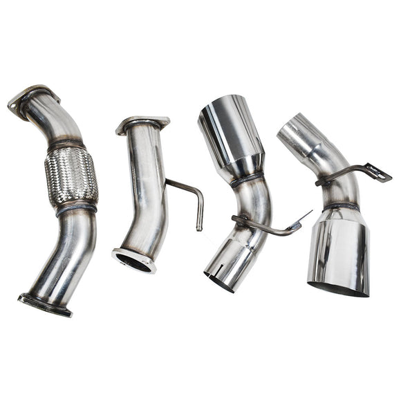Système d'échappement arrière à double silencieux pour Toyota MR2 Turbo 2.0L 4.5" 1991-1995