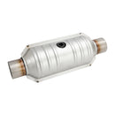Universal 2Pcs 2.5" Inlet & Outlet Catalytic Converter-4
