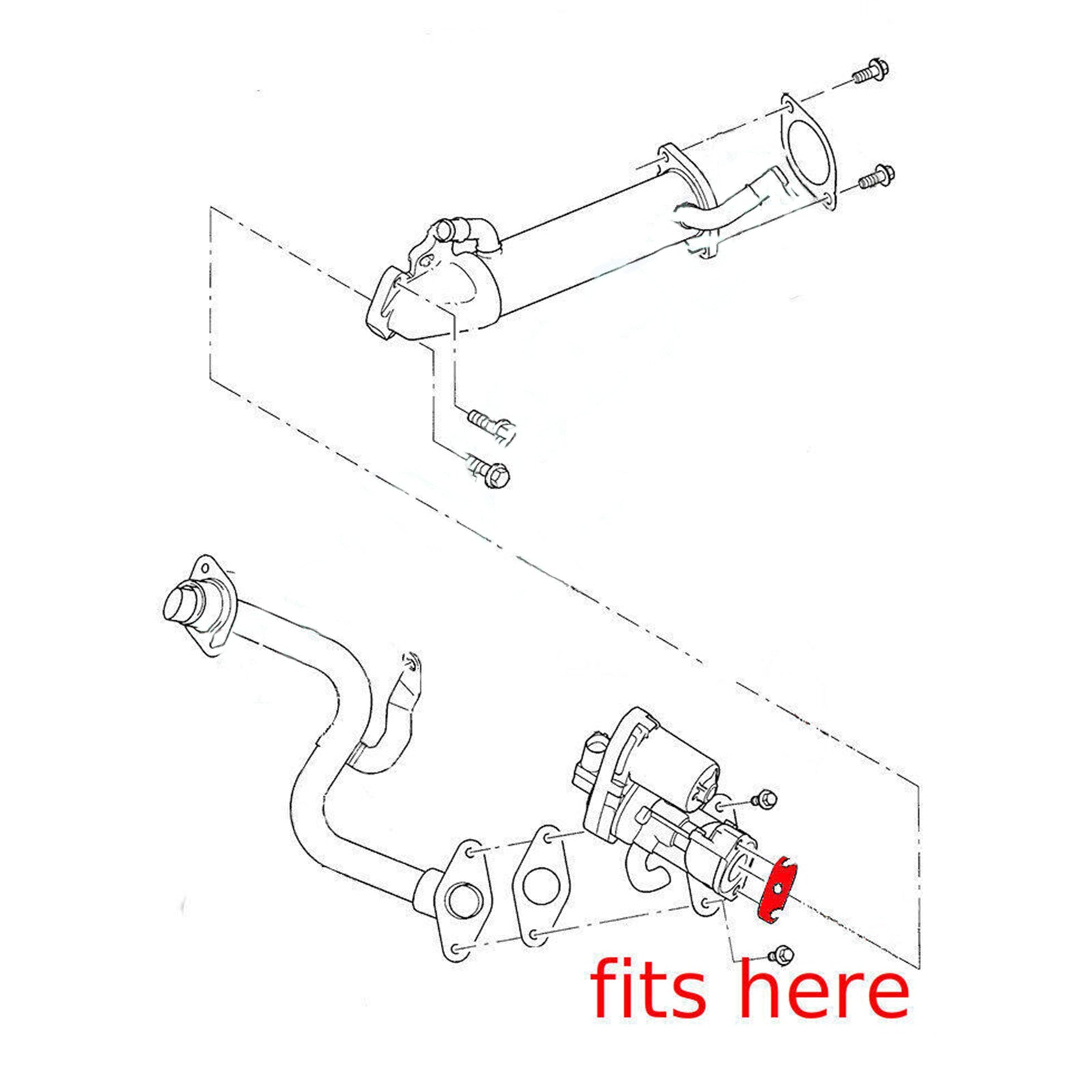 Citroen 2006+ Relay & Jumper 2.2HDi With 2.2 PUMA engine EGR Valve Blank Plate