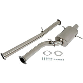 Système de silencieux d'échappement arrière ovale à embout de 3,5 pouces pour Subaru Impreza 2,5 L (2002-2007)