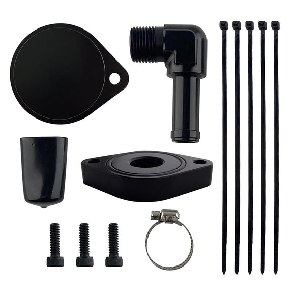 Kit de tuyauterie pour turbocompresseur diesel Powerstroke 6,7 L (2011-2023) et kit de réacheminement CCV PCV