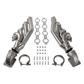 Chevrolet LS1 LS6 LSX V8 + Elbows T3 T4 to 3.0" V Band Turbo Exhaust Manifold Header