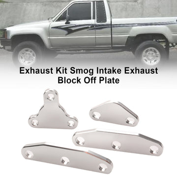 20R 22R 22RE 22RET Toyota Exhaust Kit Smog Intake Exhaust Block Off Plate - 0